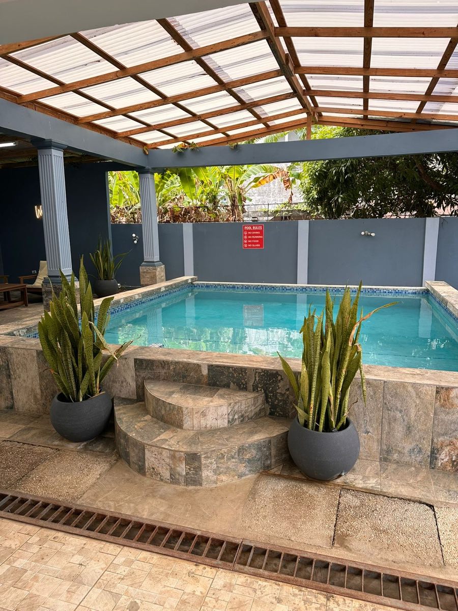 Covered pool at 11 Havilah Drive, Lowlands, Tobago